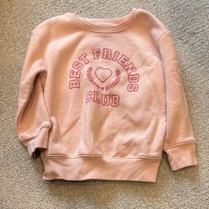 jumping beans Soft Pink Fleece Crewneck